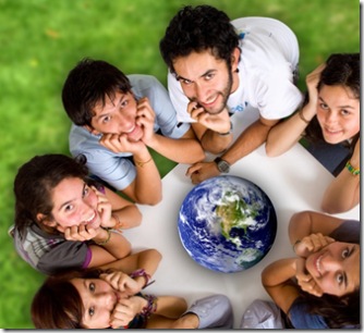 group of young ecologists